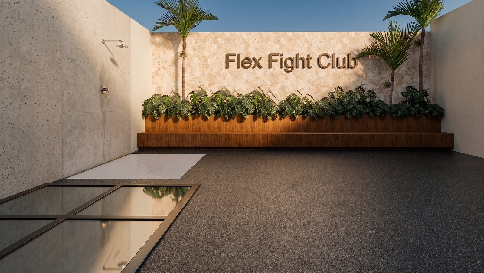 Pátio externo Flex